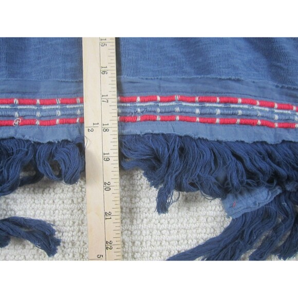 Johnny Was Cardigan Womens Small Blue Riya Open Front Embroidered Casual - Picture 9 of 10